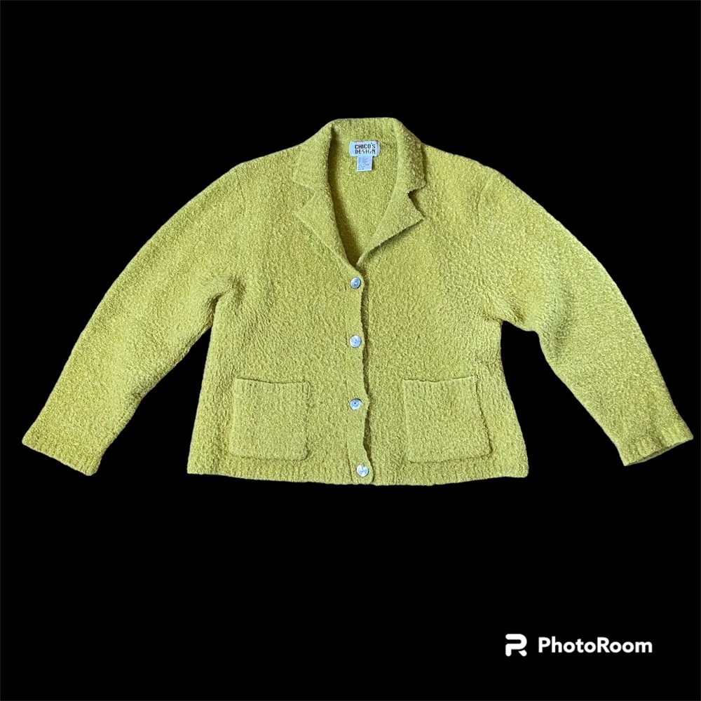 Chico’s Design Green Cardigan